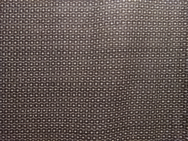 JAPANESE KIMONO / ANTIQUE MENS ENSEMBLE KIMONO / SILK / DORO OSHIMA TSUMUGI